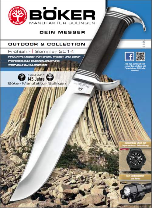 Nuevo catálogo Outdoor 2014 de cuchillos Boker